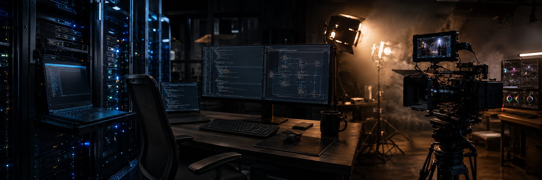 Serverinfrastruktur, Softwareentwicklung und Medienproduktion