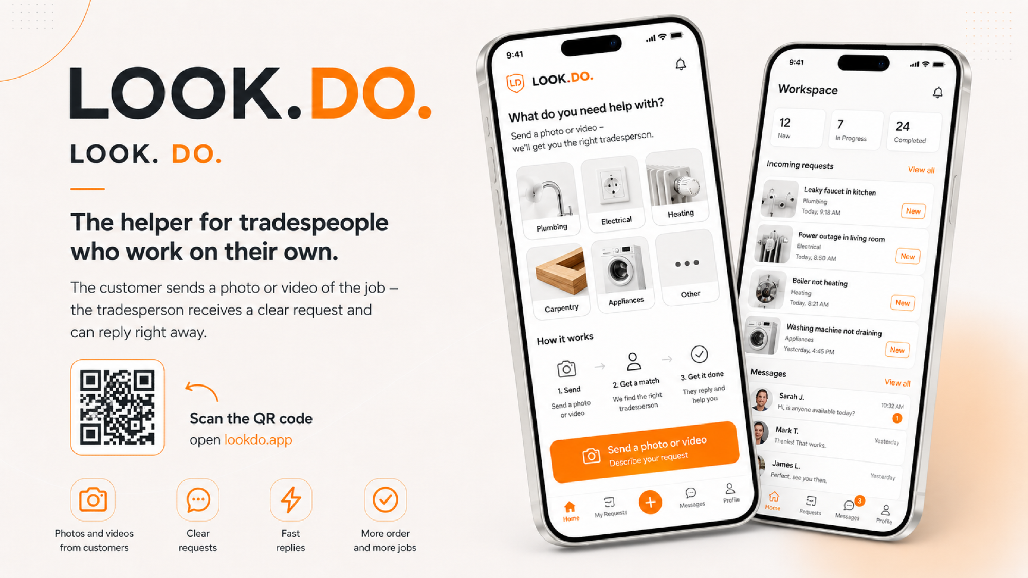LOOKDO SaaS platform for mobile customer requests